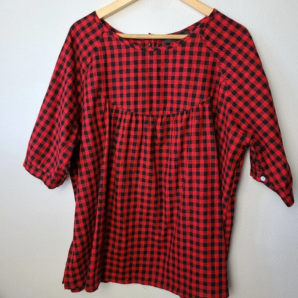ZANZEA | PLAID BLOUSE | SIZE XXXL - Picture 2 of 14